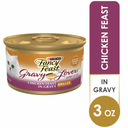 Fancy Feast Gravy Lovers Chicken Cat Food 3 oz