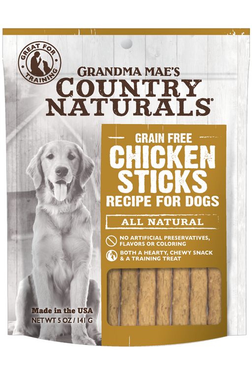 Grandma Mae's Country Naturals Grain Free Chicken Sticks 5oz