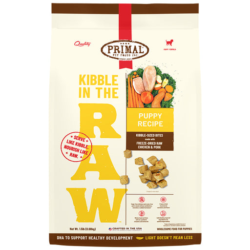Primal Dog Freeze Dried Kibble In The Raw Puppy