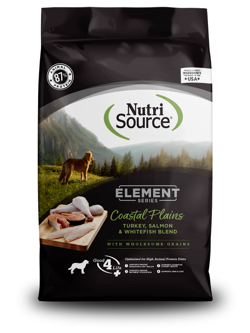 NutriSource Element Series Coastal Plains Recipe With Heirloom Grains Dry Dog Food