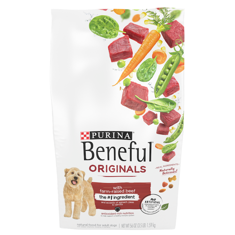 Purina Beneful Originals With Farm-Raised Beef Dry Dog Food 3.5 lb