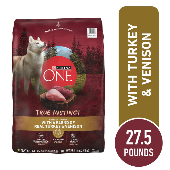 Purina One SmartBlend True Instinct Turkey & Venison Dog