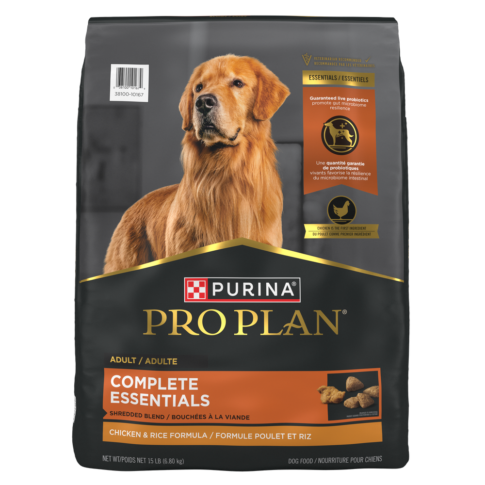 Pro Plan Complete Essentials Adult Shredded Blend Chicken & Rice Dry Dog Food