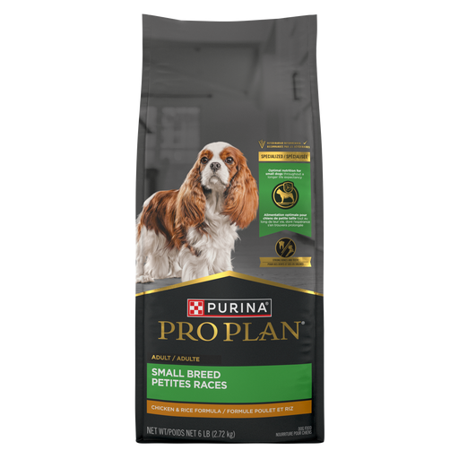 Purina Pro Plan Small Breed Chicken & Rice Formula Dry Dog Food, 6 lb