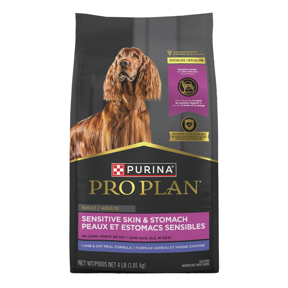 Purina Pro Plan Sensitive Skin & Stomach Lamb & Oat Meal Formula Dry Dog Food