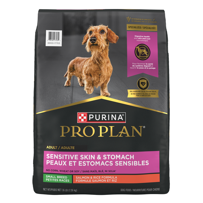 Purina Pro Plan Sensitive Skin & Stomach Small Breed Salmon Formula Dry Dog Food
