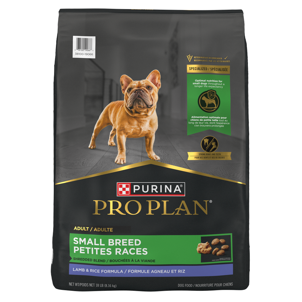 Purina Pro Plan Shredded Blend Small Breed Lamb & Rice Formula Dry Dog Food