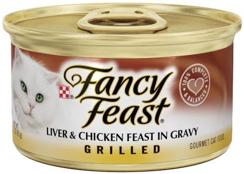 Fancy Feast Grilled Liver and Chicken Wet Cat Food 3 oz Can