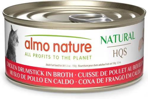 Almo Nature HQS Natural Chicken Drumstick Cat Food in Broth