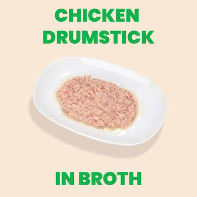 Almo Nature HQS Natural Chicken Drumstick Cat Food in Broth