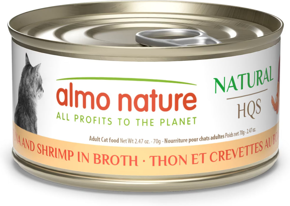 Almo Nature HQS Natural Tuna And Shrimp in Broth
