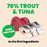 Almo Nature HQS Natural Trout And Tuna in Broth 2.47oz