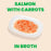 Almo Nature HQS Natural Salmon with Carrots in Broth Cat Food 2.47 oz