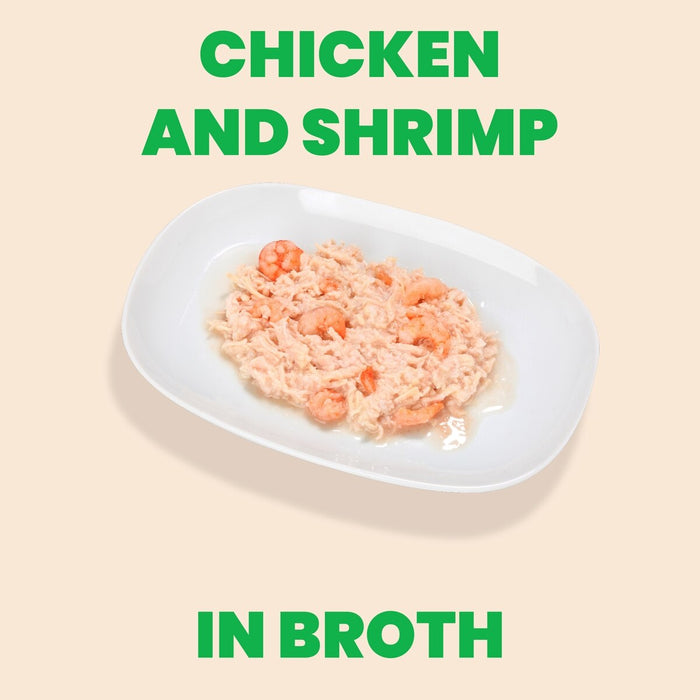 Almo Nature HQS Natural Chicken With Shrimp in Broth 2.47oz