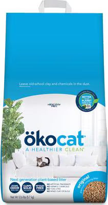 ökocat Original Premium Clumping Natural Wood Cat Litter, Unscented