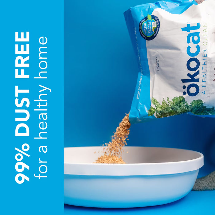 ökocat Original Premium Clumping Natural Wood Cat Litter, Unscented