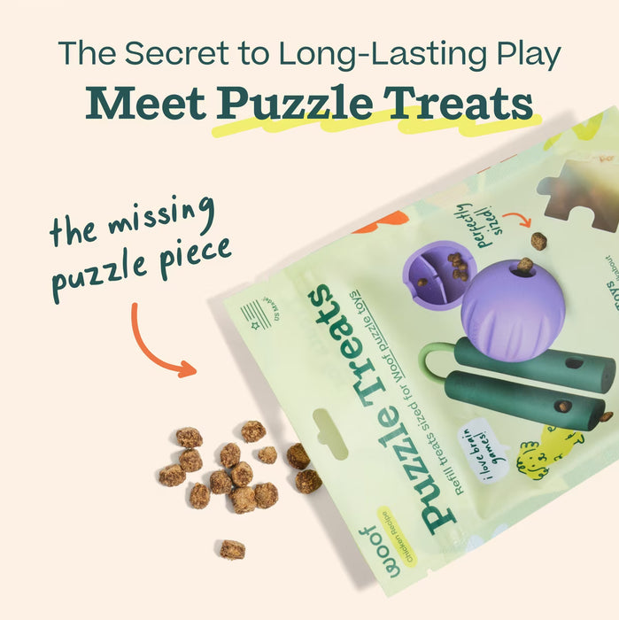 Woof Puzzle Treats – Air-Dried Chicken