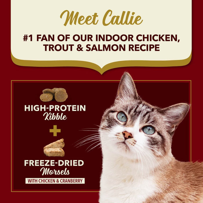ACANA Market Medley Indoor Cat Chicken, Trout & Salmon with Freeze-Dried Chicken Morsels