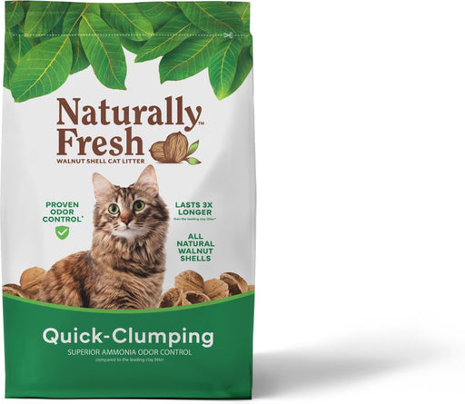 Naturally Fresh Quick-Clumping Walnut Cat Litter, Unscented