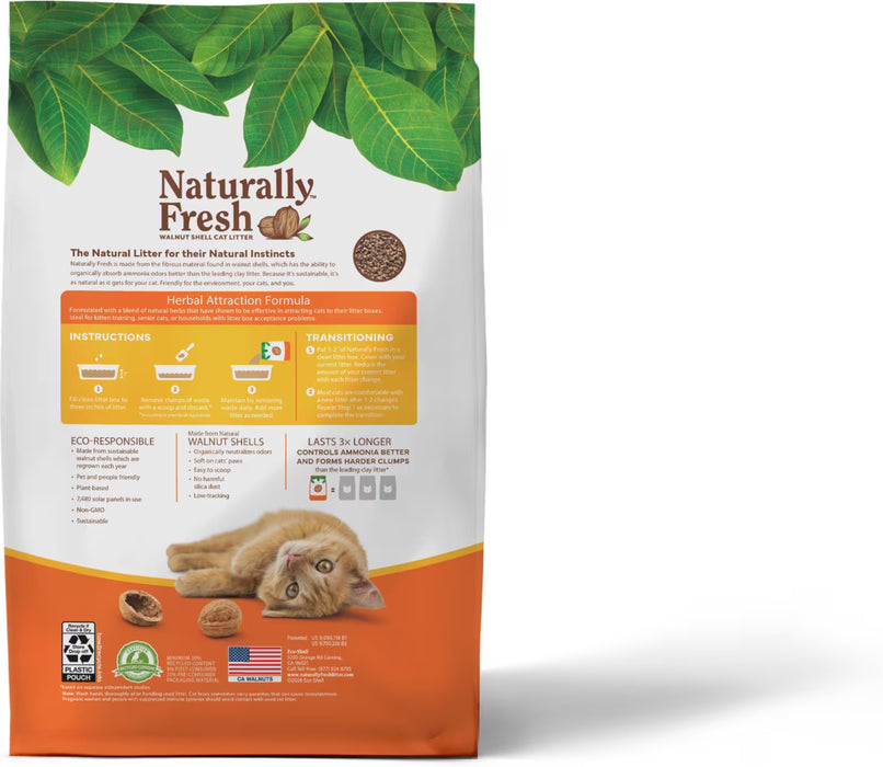Naturally Fresh Herbal Attraction® Clumping Walnut Cat Litter