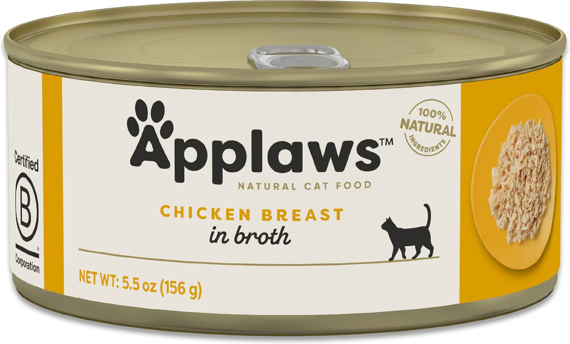 Applaws Natural Chicken Breast in Broth Wet Cat Food (Case Of 24)
