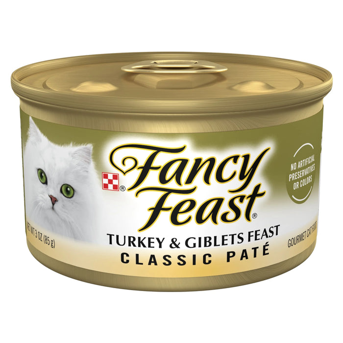Fancy Feast Turkey & Giblets Feast in Gravy 3 oz Can