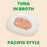 Almo Nature HQS Natural Tuna In Broth Pacific Style Cat Food 2.47 Oz