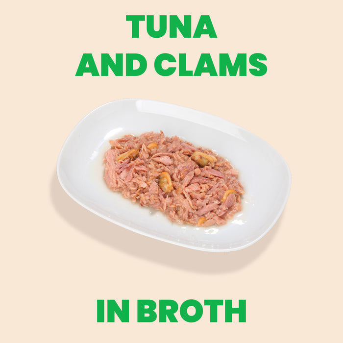 Almo Nature HQS Natural Tuna And Clams In Broth Cat Food 2.47 Oz