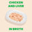 Almo Nature HQS Natural Chicken And Liver In Broth Cat Food 2.47 Oz