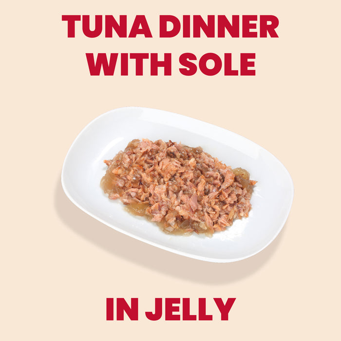 Almo Nature HQS La Cucina Tuna Dinner with Sole in Jelly Cat Food Pouch