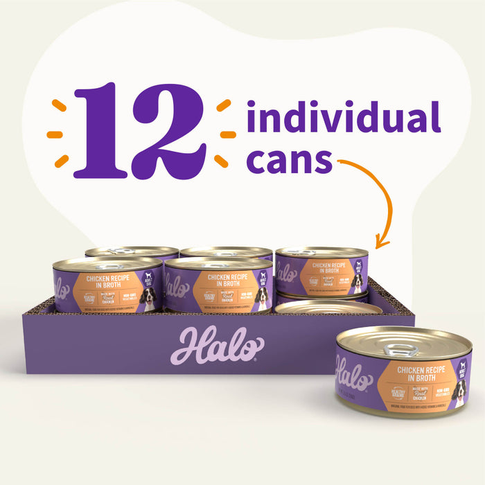 Halo Holistic Adult Chicken Stew Canned Dog Food