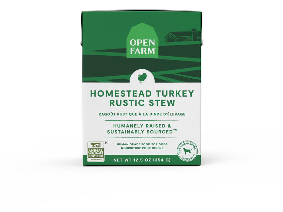 Open Farm Rustic Stew Wet Dog Food, Homestead Turkey, 12.5 Ounces
