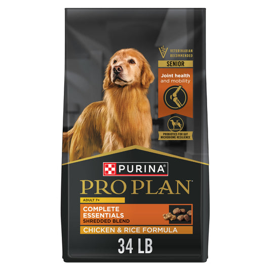 Purina Pro Plan Senior Chicken And Rice Dry Dog Food 16 lb Bag
