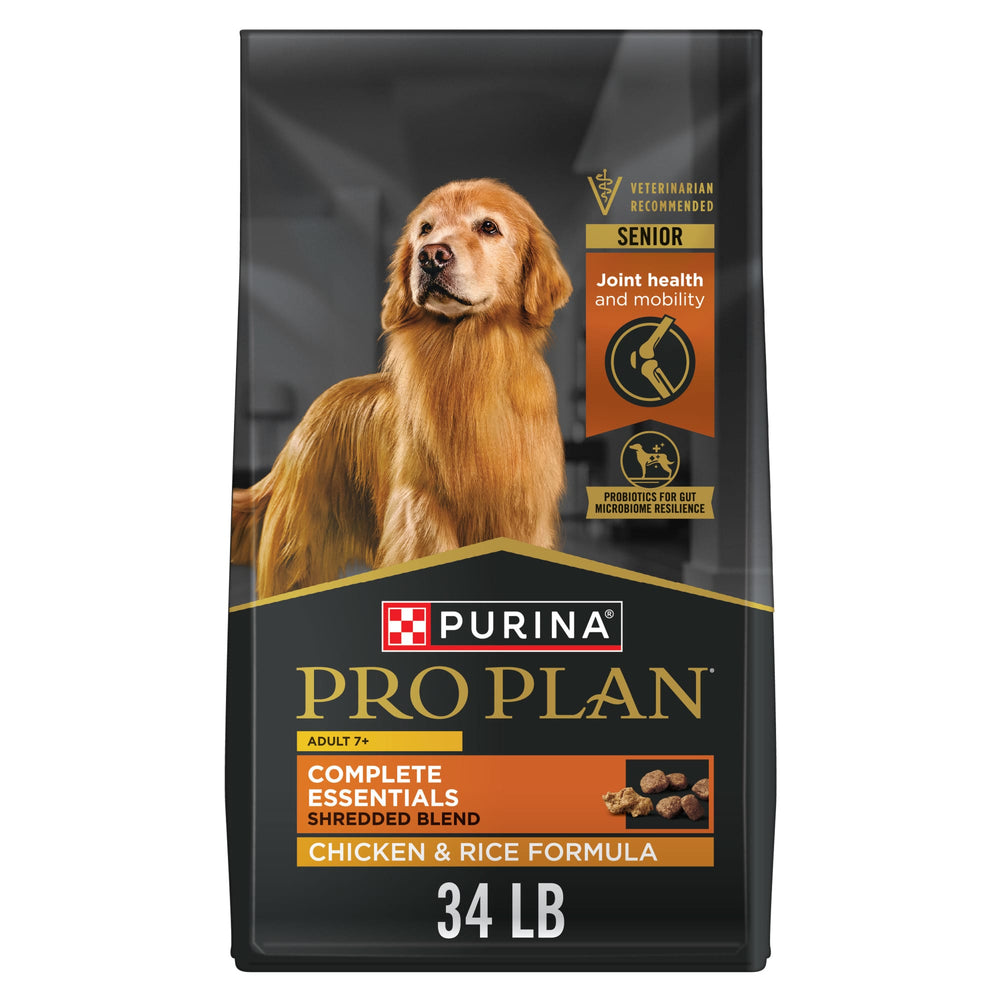 Purina Pro Plan Senior Chicken And Rice Dry Dog Food 16 lb Bag