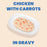 Almo Nature HQS Complete Chicken Recipe With Carrots In Gravy Cat Food 2.47 Oz