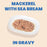 Almo Nature HQS Complete Mackerel Recipe With Sea Bream In Gravy Cat Food 2.47 Oz