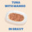 Almo Nature HQS Complete Tuna Recipe With Mango In Gravy Cat Food 2.47 Oz