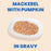 Almo Nature HQS Complete Mackerel Recipe With Pumpkin In Gravy Cat Food 2.47 Oz
