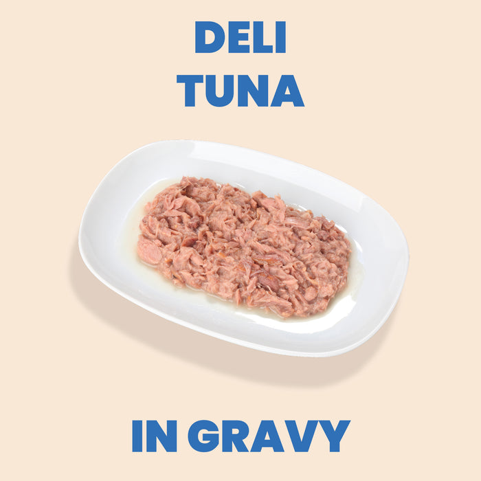 Almo Nature HQS Complete Deli Tuna Recipe In Gravy Cat Food 2.47 Oz