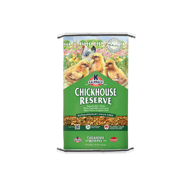 Kalmbach Feeds Chickhouse Reserve 18% Starter Feed 30 Lb Bag
