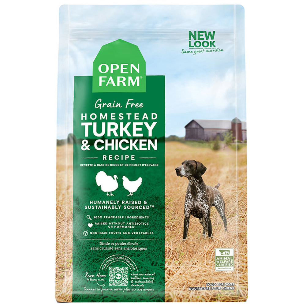 Open Farm Dog Grain Free Homestead Turkey & Chicken