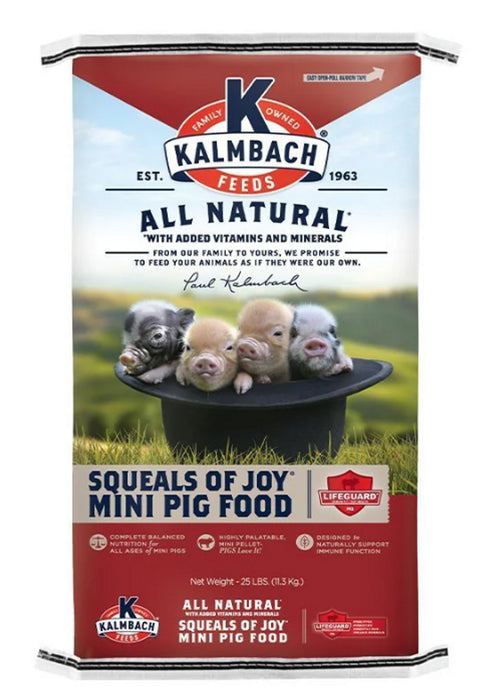 Kalmbach Mini Pig Squeals Of Joy 25 Lb Bag