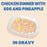 Almo Nature HQS Complete Chicken Dinner with Egg and Pineapple in Gravy Dog Food 5.5 Oz Can