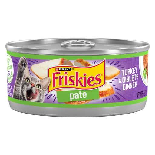 Purina Friskies Pate Turkey and Giblets Wet Cat Food 5.5 oz