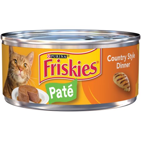 Purina Friskies Pate Country Style Dinner Wet Cat Food 5.5 oz