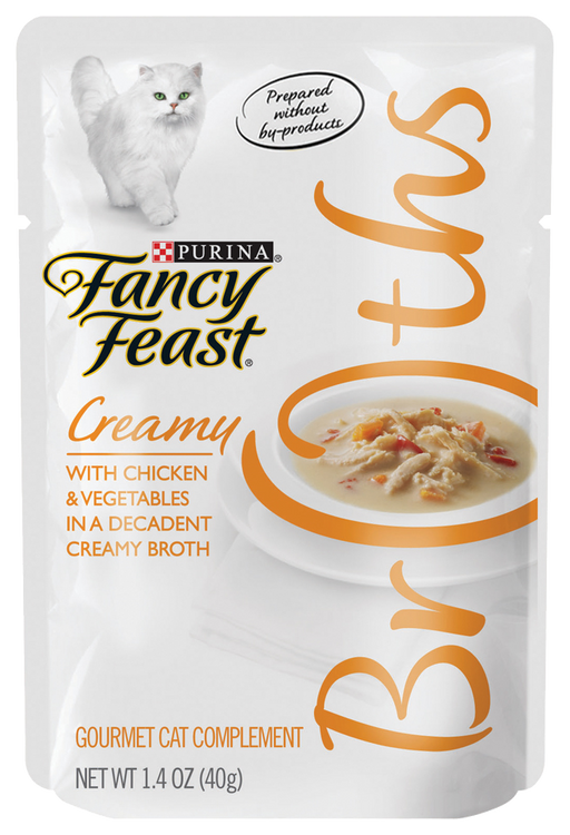 Fancy Feast Creamy Broths with Chicken and Vegetables 1.4 oz