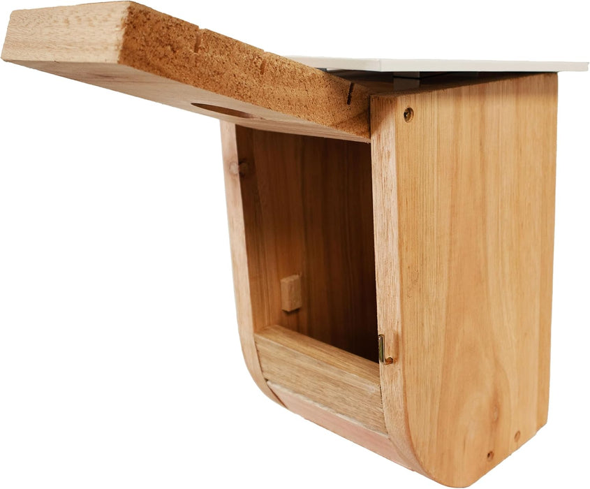 Woodlink Nordic Habitat Modern Bluebird House with Teakwood Finish