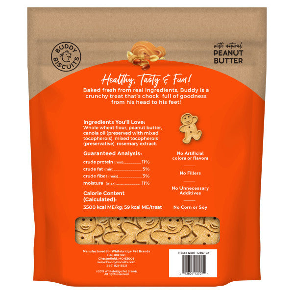 Buddy Biscuits Crunchy Peanut Butter Dog Treats