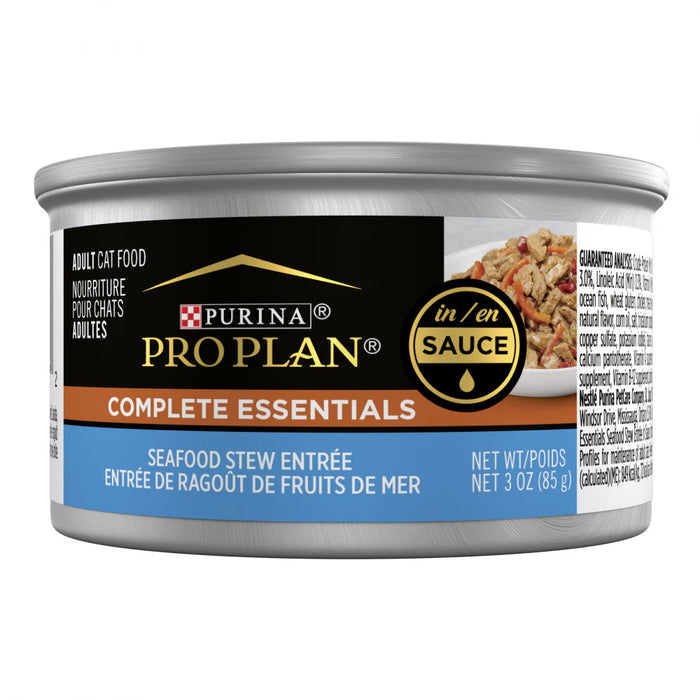 Purina Pro Plan Savor Seafood Stew Cat 3 Oz Can