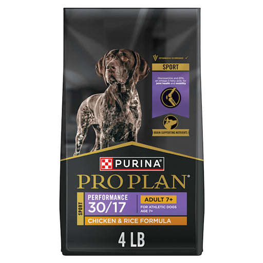 Purina Pro Plan Performance 30/17 Chicken & Rice 7+ Senior Dog Food 24 lb Bag